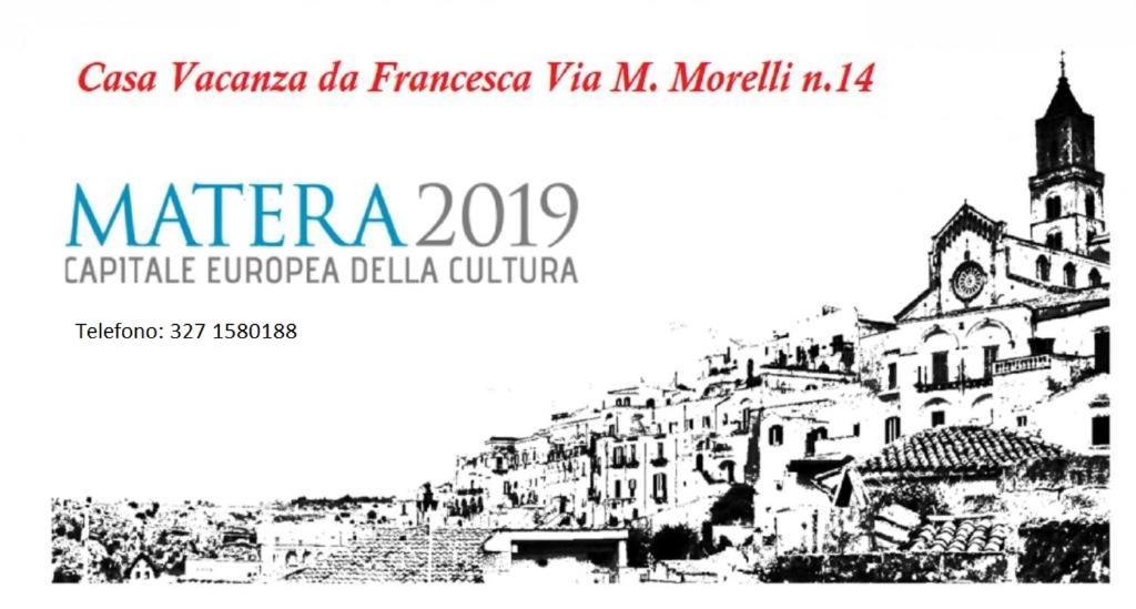Appartamento Da Maria Francesca Matera Kültér fotó